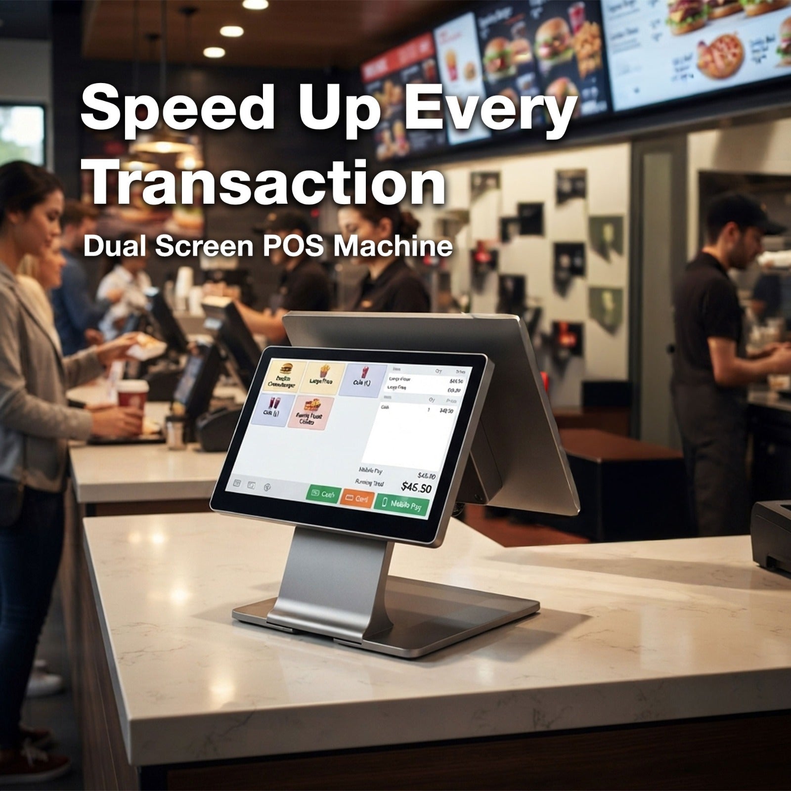 Dual Screen POS Machine