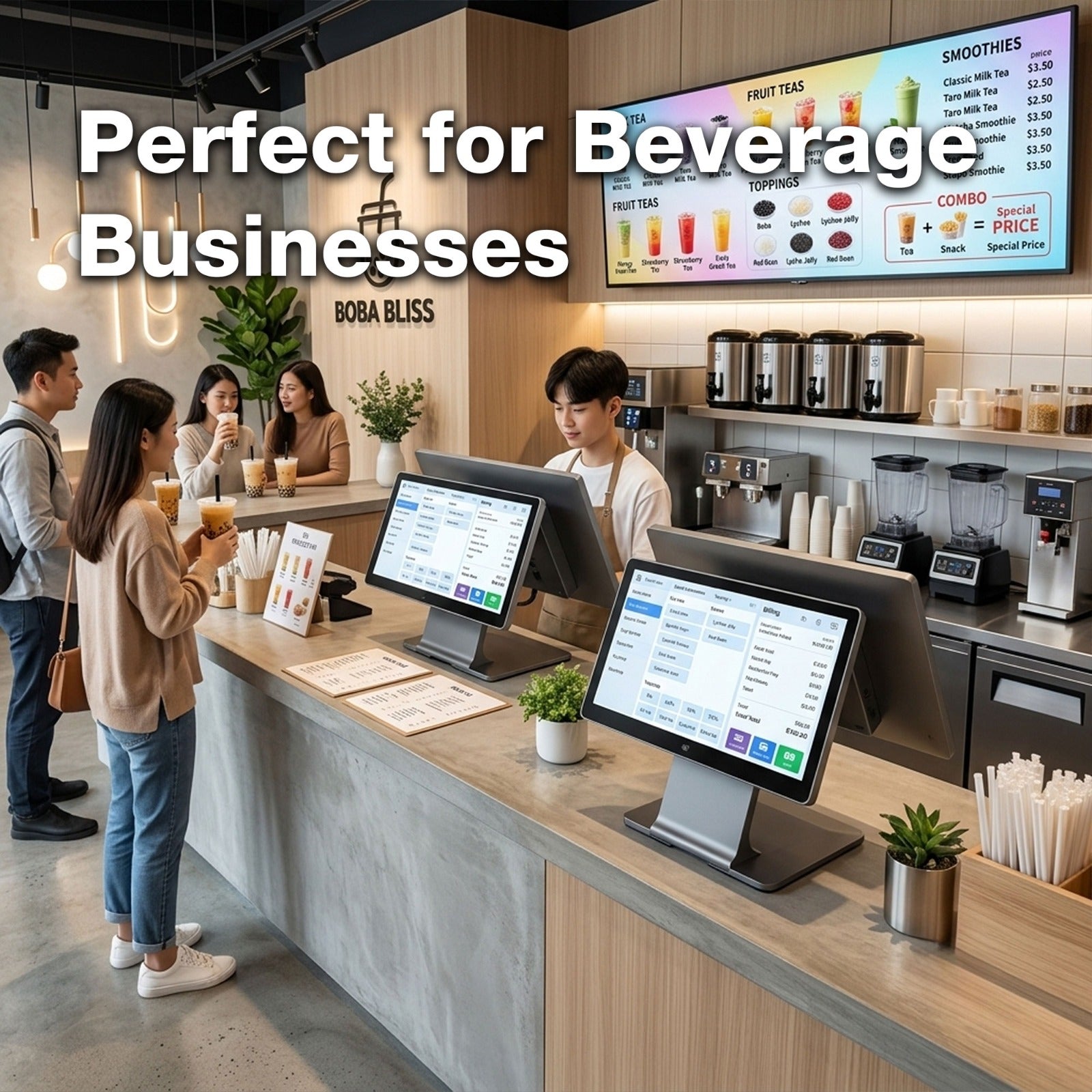 Dual Screen POS Machine