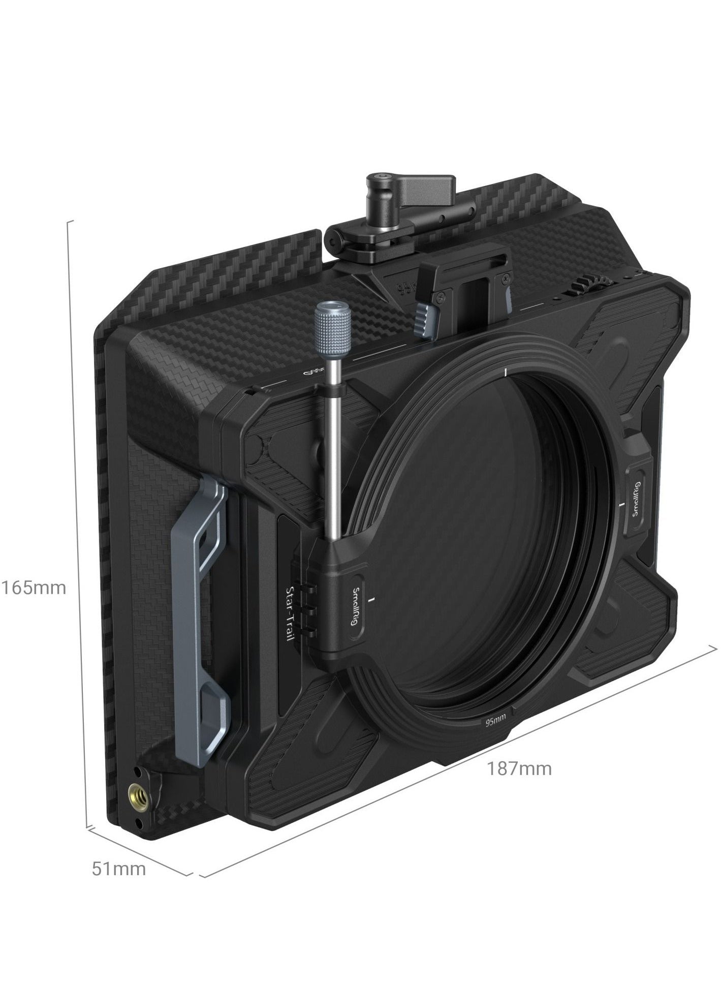 SmallRig Multifunctional Modular Matte Box (Φ95mm) VND Kit 3645Camera AccessoriesModular design for quick disassembly in seconds Supports ≥16mm focal length, no vignetting Removable and excellent VND filter system Includes various accessories Works with Φ