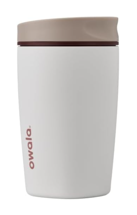 Owala SmoothSip Slider 355ml 12oz Stainless Steel Travel Mug | Leak-Proof Slider Lid | Vacuum Insulated | SmoothSip Spout | BPA-Free