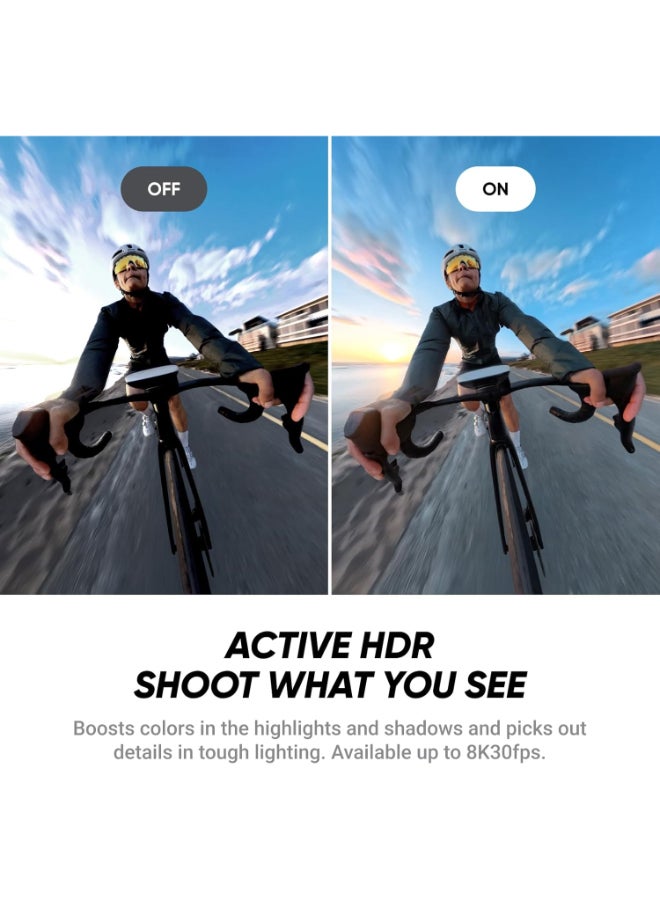 Insta360 X4 Air Standard Bundle | Lightest 8K 360 Action Camera for Epic Adventures | for Travel, Sports, Family Moments, Vlogging - Black