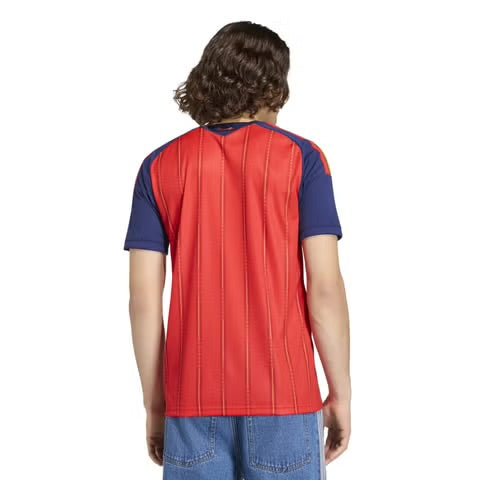 adidas Spain 2026 Home Jersey, Official Spain National Team Football Shirt, AEROREADY Moisture-Wicking Fabric, Short Sleeve Soccer Jersey, Red