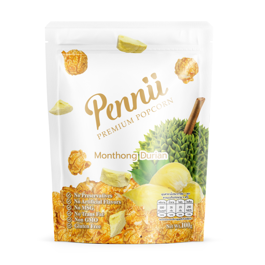 Pennii PopcornSnacksPopcorn from premium ingredients that must be tried. Pennii Premium Popcorn, a premium popcorn brand that selects only the finest raw materials. Mix together into pieces of popcorn, sweet and smooth taste. Enjoy every word! Corn kernel