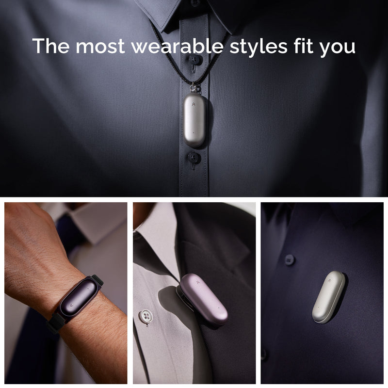 Plaud NotePin Wearable AI Note Taker – 20H Recording, 112 Languages, 64GB, Magnetic Pin or Clip