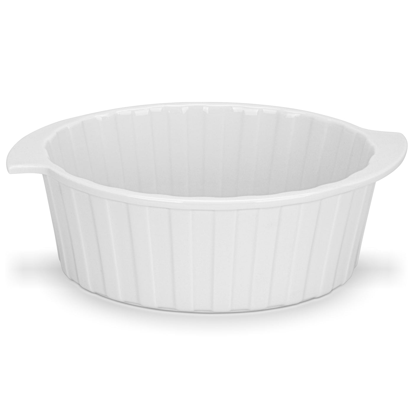 FISSMAN Oval Baking Dish 19x14x8cm 970ml Porcelain | Oven & Microwave Safe Baking Dish, without Lid