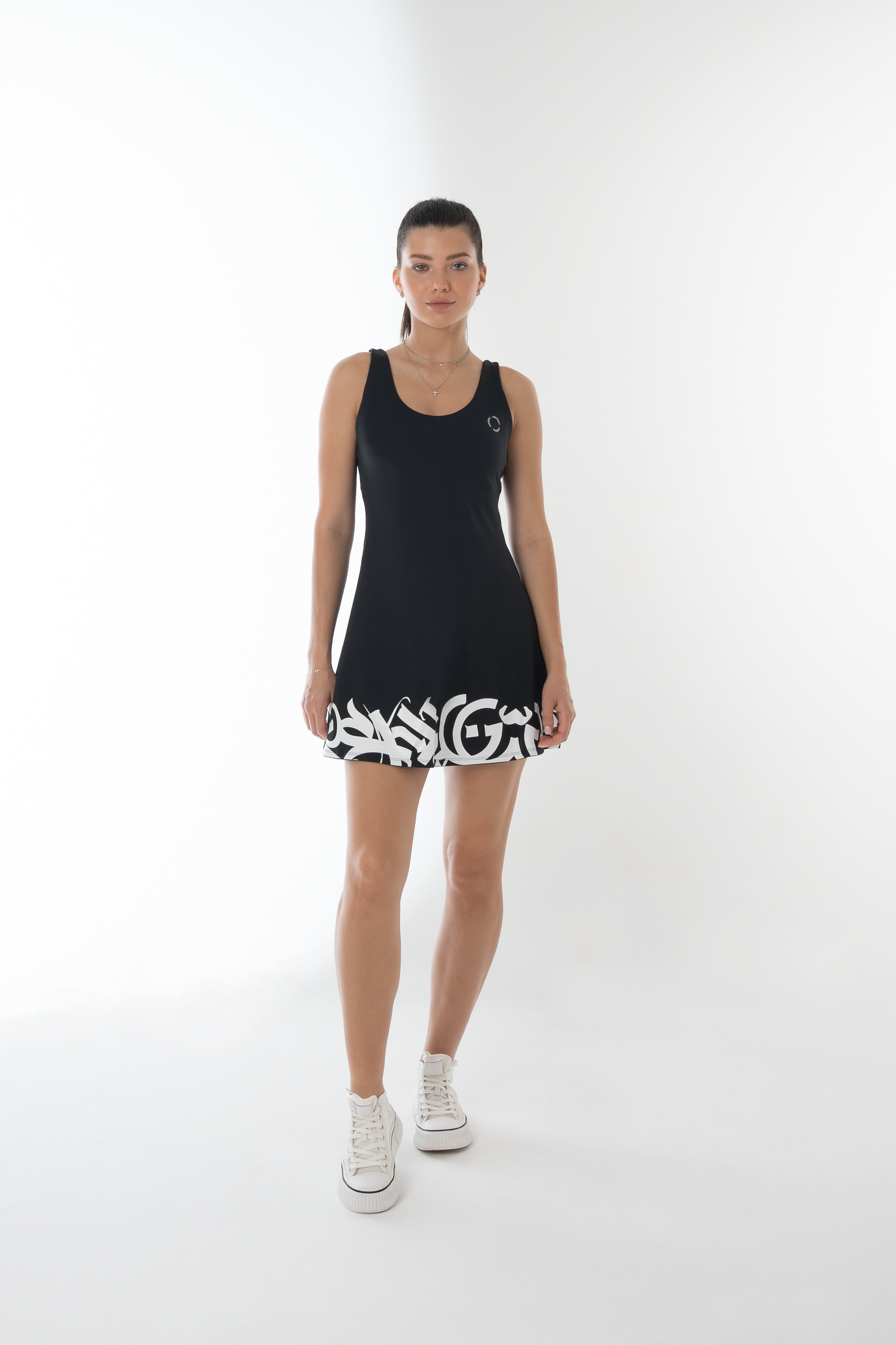 Bernessi Black Tennis Dress