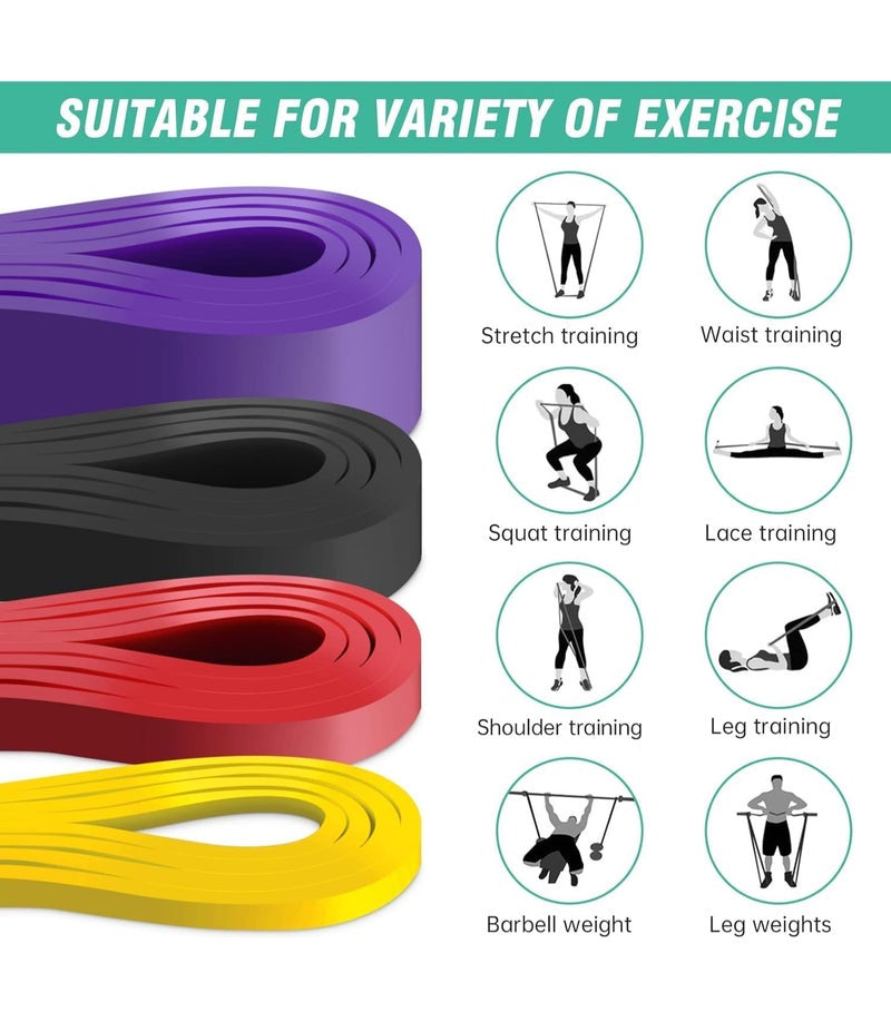ARSAR PLUS Resistance Band Set 4-in-1 – Pull-Up Assistance & Full-Body Workout Bands