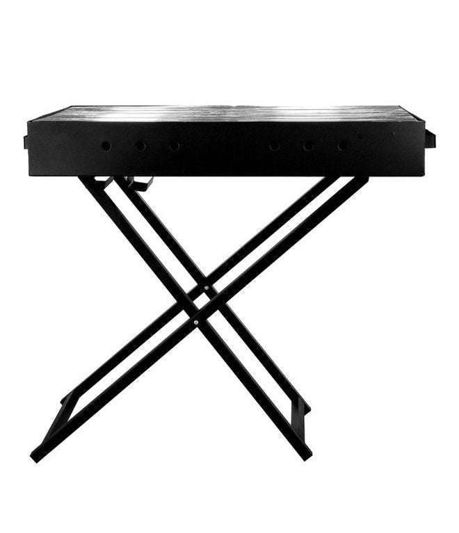 Royalford RF10367 Foldable Charcoal BBQ Grill Stand – Black, 70 × 40 × 73 cm