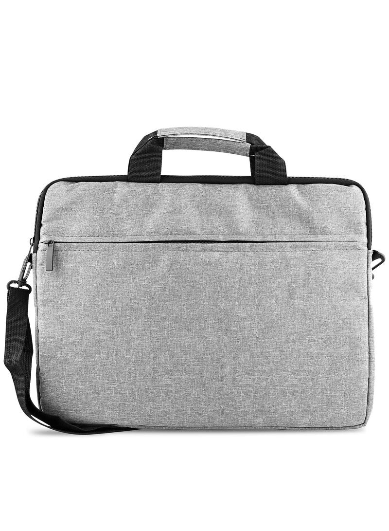 Laptop 15 Inch Sleeve Bag, Durable Slim Briefcase Handle Bag with One Extra Pocket, Laptop Computer Protective Case for Jumper Laptops, Gray.