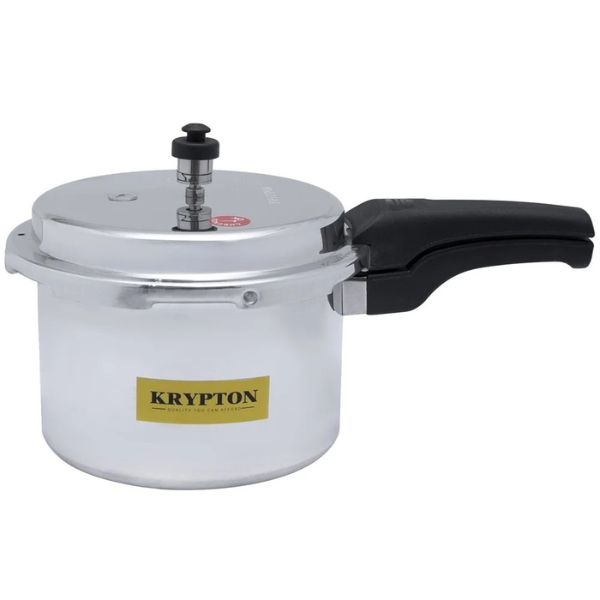 Krypton 3L Induction Base Pressure Cooker, KNPC6255 - SilverKitchen StorageErgonomic Design Safe to Use Large Capacity Durable & High Quality