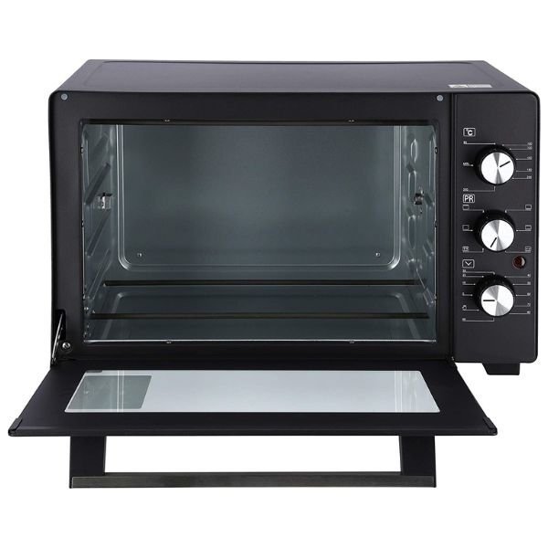 Krypton 30 Liter Electric Oven, KNO5324 - BlackKitchen AppliancesCreate delicious meals with this manual microwave with a 20-liter capacity Time Alarm Tone – when the set time runs out, the oven will remind you with a bell, so you don’t have to worry abou