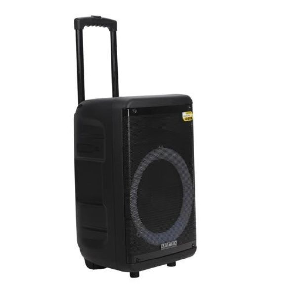 Krypton Portable and Rechargeable Professional Speaker, KNMS6220 - BlackAudio & VideoKrypton Portable and Rechargeable Professional Speaker Bluetooth & TWS, USB/SD/TF card input jack, FM stereo radio 50000 PMPO Recording; Microphone priority switch LED di