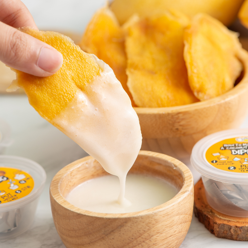 CHIMMA Dried Mango with Coconut Milk DipSnacksCHIMMA introduces the world's first Coconut Milk Dip Mango Dried Snack. We select the finest mangoes, processed to perfection for an irresistible flavor. Our authentic Thai mangoes are transformed into CHIMMA