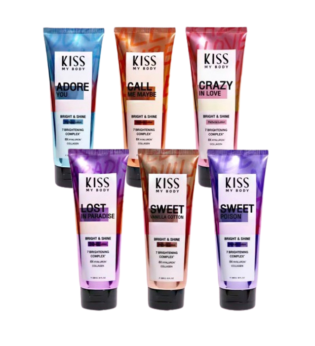 Kiss My Body Bright & Shine Perfume LotionPersonal CareKISS MY BODY BRIGHT & SHINE PERFUME LOTION SPF30 PA+++