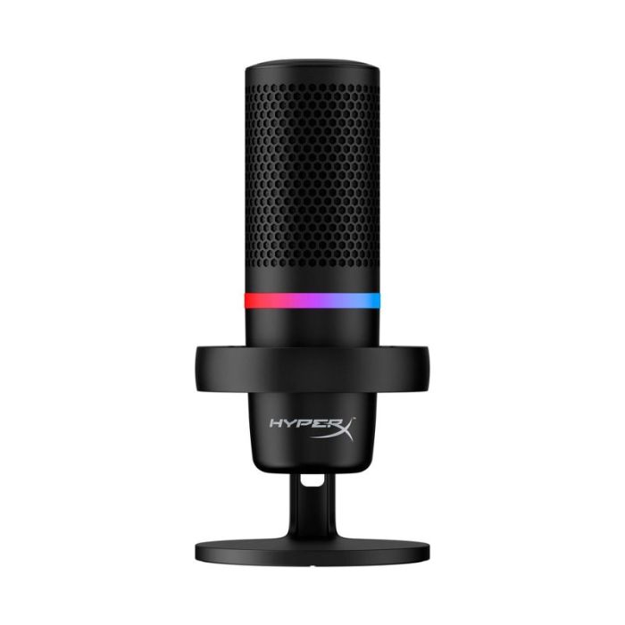 HyperX DuoCastAudio & VideoRGB Lighting Customizable with NGENUITY software Tap-to-mute sensor with LED status indicator Cardioid, Omnidirectional Customizable RGB light ringThe tasteful RGB light ring gives the DuoCast a touch of vibrant RGB style with 2