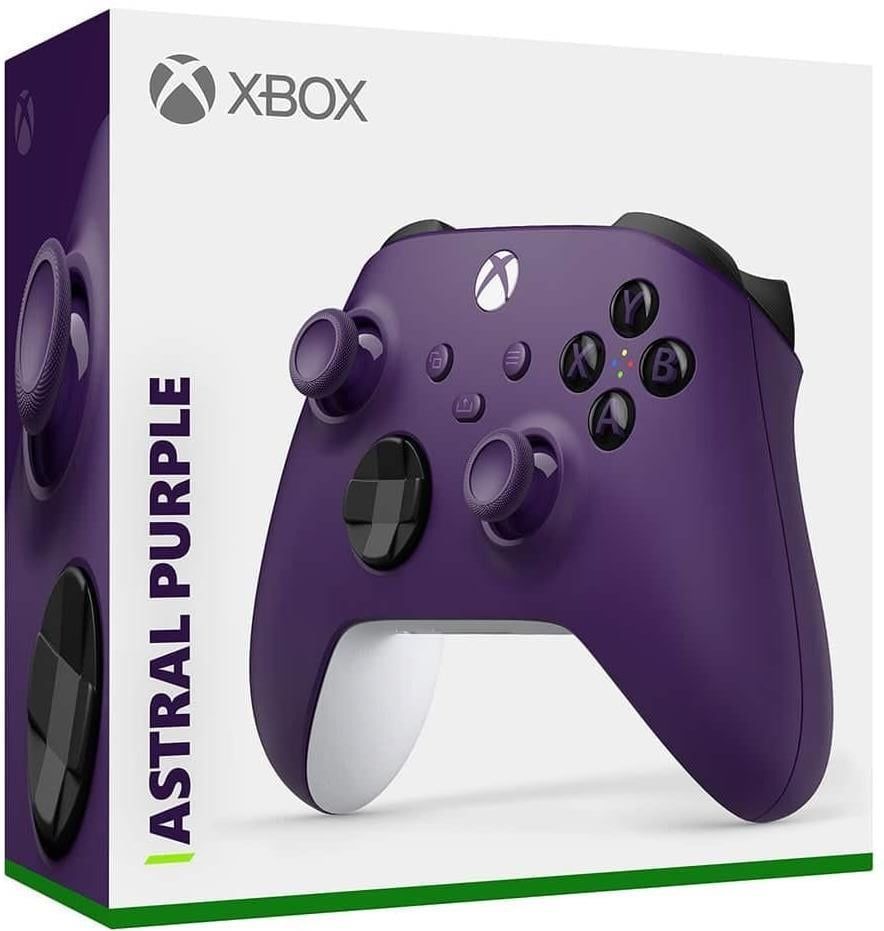 Xbox Wireless Controller - Astral PurpleGaming AccessoriesTextured triggers and bumpers | Hybrid D-pad | Button mapping | Bluetooth® technologyElevate your gameExperience the modernized design of the Xbox Wireless Controller, featuring sculpted surfaces a