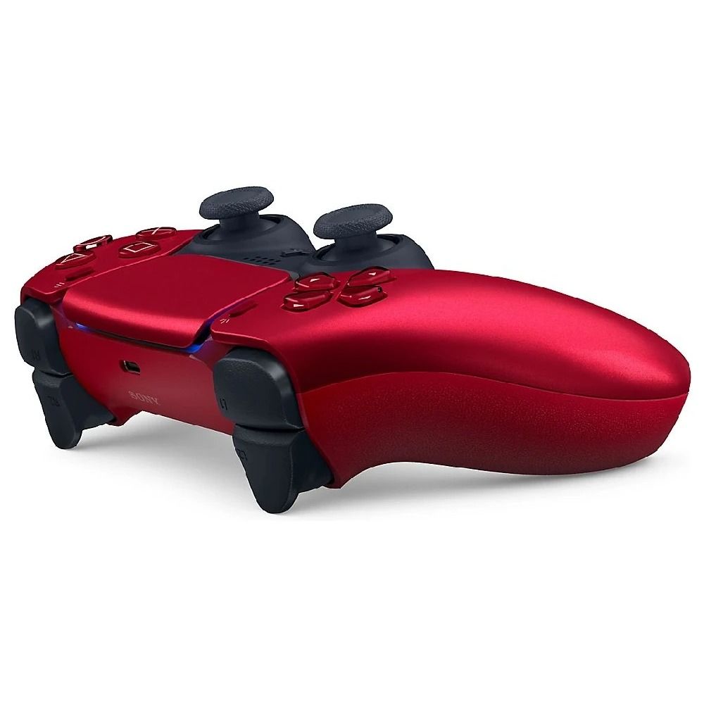 PlayStation 5 DualSense Controller - Volcanic RedGaming AccessoriesRestyle your gaming setup with the alluring metallic Cobalt Blue DualSense wireless controller, inspired by the powerful hues found in the depths of our planet and then elevated with a met