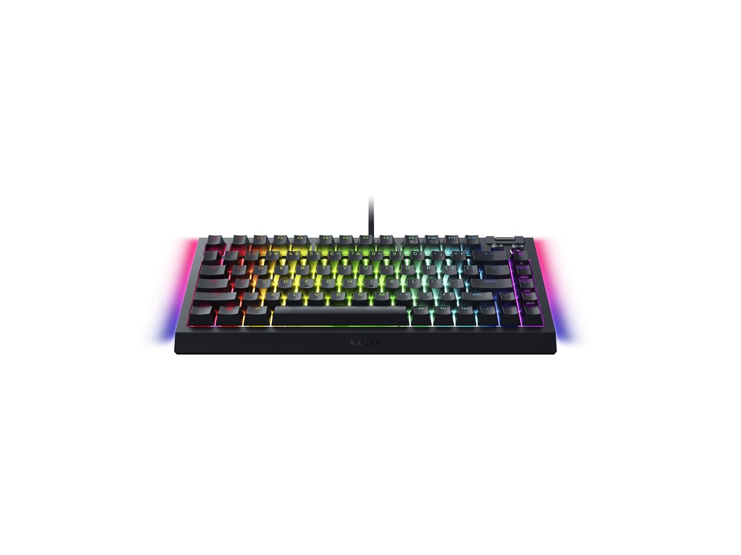 RAZER BLACKWIDOW V4 75% Hot-swappable Mechanical Gaming KeyboardGaming AccessoriesFor those who crave greater customization and immersion, satisfy your enthusiast needs with the Razer BlackWidow V4 75%—a compact, hot-swappable mechanical keyboard powered