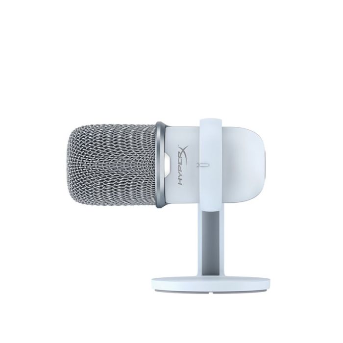 Hyper X SoloCast USB Microphone - WhiteAudio & VideoFlexible, adjustable stand Tap-to-Mute Sensor with LED status indicator Cardioid polar pattern PLUG N PLAY AUDIO RECORDING WITH USB-C CONNECTIONGet quality audio recordings with this easy-to-use USB cond