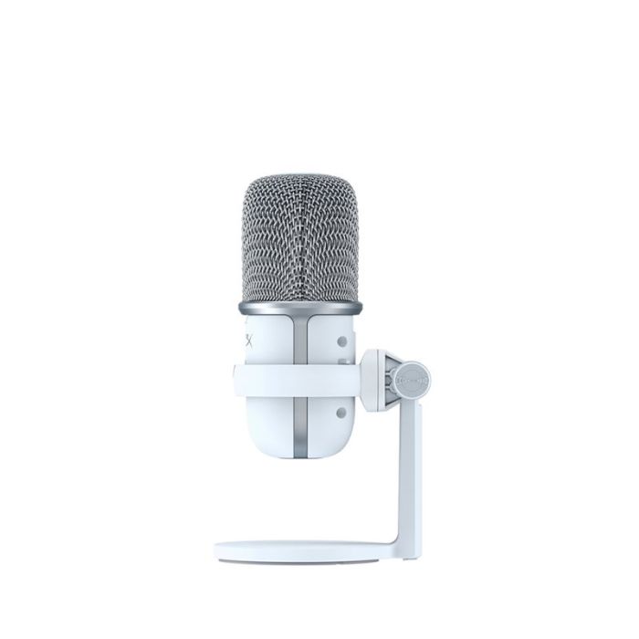 Hyper X SoloCast USB Microphone - WhiteAudio & VideoFlexible, adjustable stand Tap-to-Mute Sensor with LED status indicator Cardioid polar pattern PLUG N PLAY AUDIO RECORDING WITH USB-C CONNECTIONGet quality audio recordings with this easy-to-use USB cond