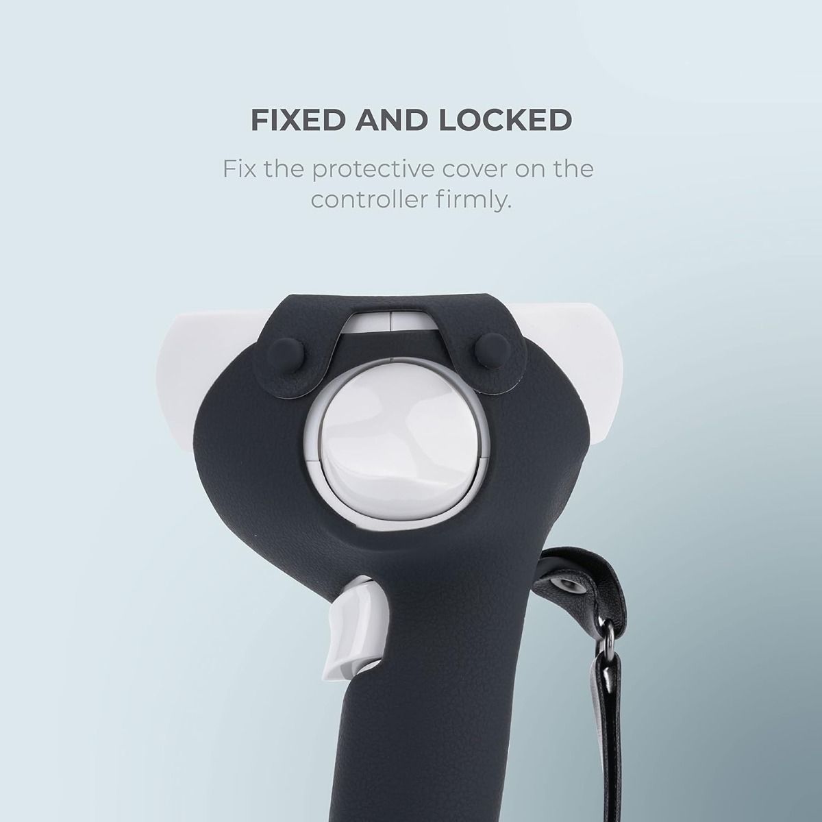 Meta Quest 3 Blupebble Elite Silicone Hand Grip Cover - BlackReality GadgetsPerfectly Protect The Controller - Blupebble controller grip cover prevents the touch controllers from being thrown out while playing games, and for protecting the touch controlle