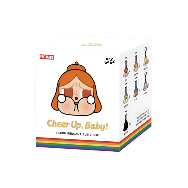 Pop Mart CRYBABY Cheer Up Baby! Series – Blind BoxFashion Accessories💖 Official Pop Mart CRYBABY “Cheer Up Baby!” Blind Box series 🎁 Each box contains 1 random figure from a set of emotionally expressive characters 🔍 Features 12 standard designs + 1 hi