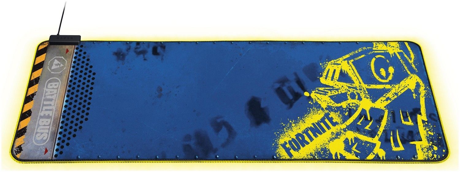Razer Goliathus Extended Chroma - Fortnite Ed. Mouse PadComputer & Laptop AccessoriesOversized Soft Gaming Mouse Mat Powered by Razer Chroma Powered by Razer Chroma Enhances All Gaming Mice Micro-Textured Cloth Surface