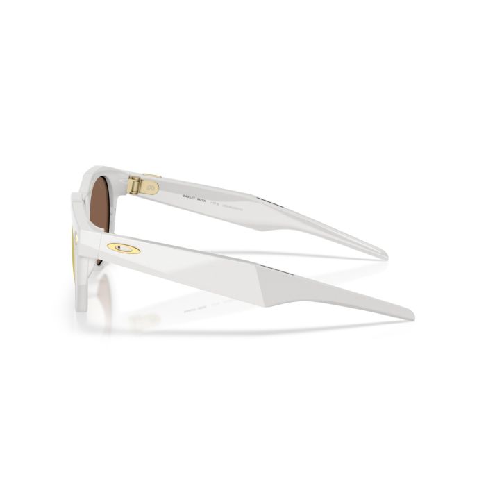 Oakley Meta HSTN AI glasses front view Warm Grey frame