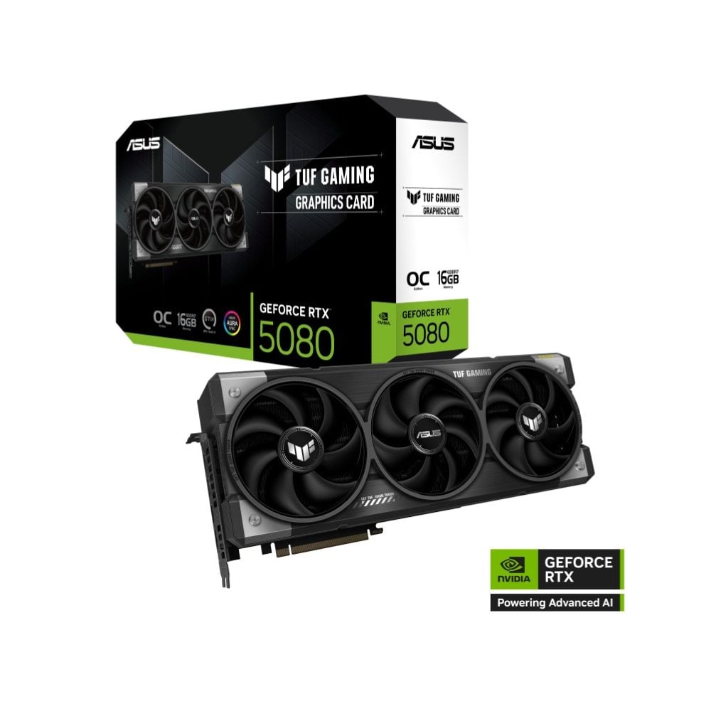 ASUS TUF Gaming GeForce RTX 5080 OC 16GB GDDR7 Graphics Card