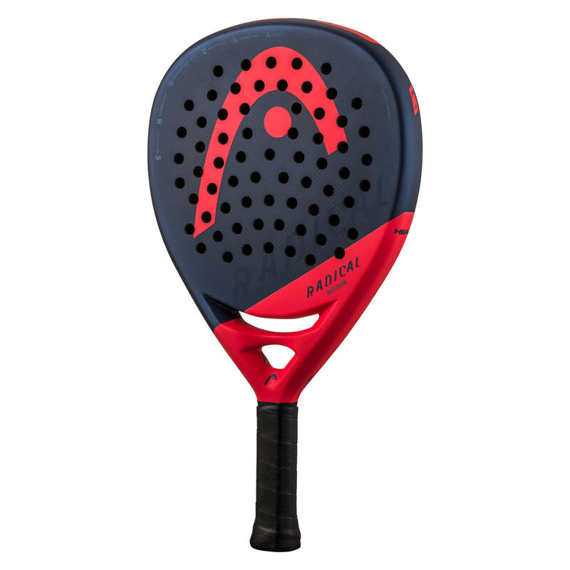 Head Radical Motion Padel RacquetEquipmentsThe lightest model in the new, teardrop-shaped series, the RADICAL MOTION PADEL RACQUET is for advanced and professional players seeking control and maneuverability.