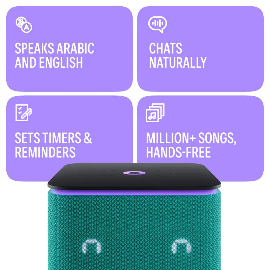 Yasmina AI speaker features