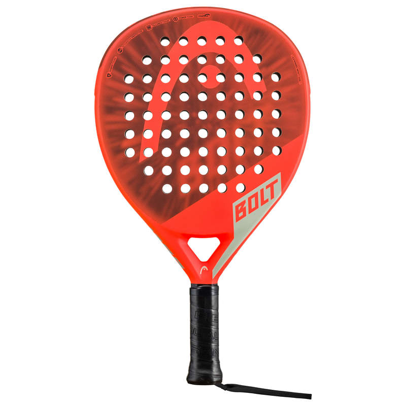 Head Bolt Padel RacquetEquipmentsIf you're a casual player starting to compete at a club, and you dare to be colorful, make an entrance with the BOLT, with its bold design. This oversized, teardrop-shaped racquet won't just brighten up your game - it will