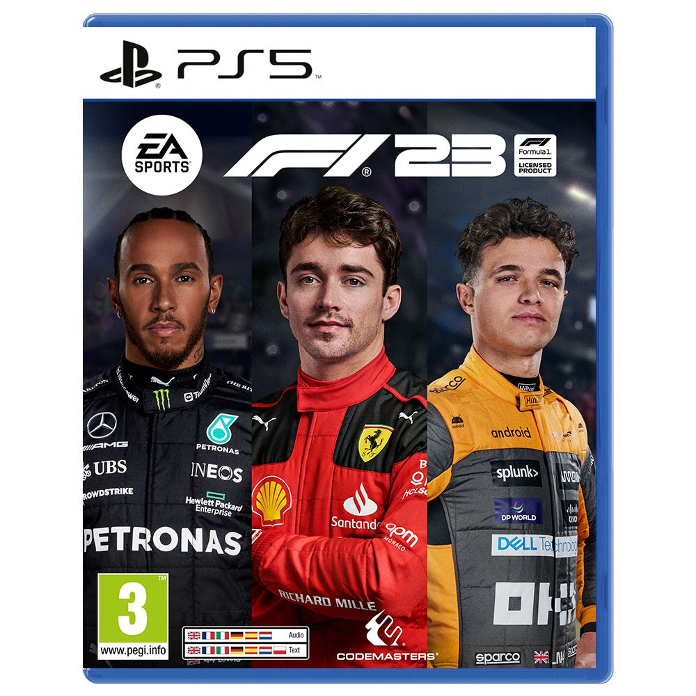 F1 23Video GamesThe definitive F1 game returns with updated tracks, cars and a new chapter of Braking Point.Enhanced authenticityF1 23 adds the new Las Vegas and Qatar circuits, red flags, 35% Race Distance and more.Braking Point 2A new chapter unfolds in