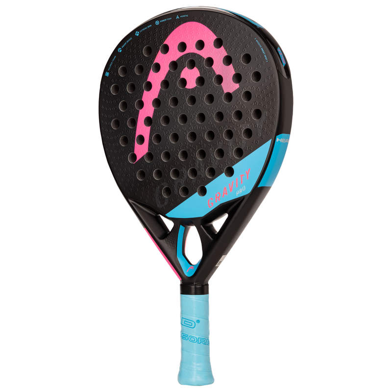 Head Gravity Pro Padel Racquet 2022EquipmentsWith its modern, vibrant flip design - which is different on each side - the GRAVITY PRO PADEL RACQUET looks fresh and distinctive while allowing experienced players to play their own game. You will stand out f