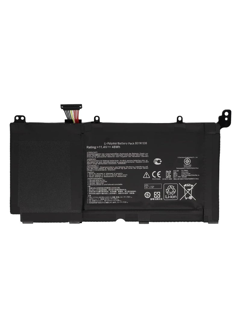 B31N1336 Replacement Laptop Battery for Asus Vivo Book K551 K551L K551LA K551LB K551LN V551 V551L V551LA R553 R553L R553LN R553LF S551 S55IL S551LN-1A K551LA-XX314 Series