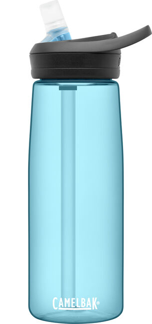 Camelbak Eddy+ 25oz BottleIt just keeps getting better - the classic everyday Eddy + bottle is now made with Tritan Renew plastic, a 50% recycled material. The drink-through straw is spill-proof when open and leak-proof when closed. Lightweight and durabl