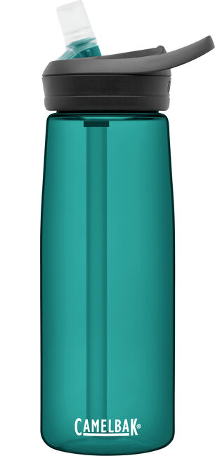 Camelbak Eddy+ 25oz BottleIt just keeps getting better - the classic everyday Eddy + bottle is now made with Tritan Renew plastic, a 50% recycled material. The drink-through straw is spill-proof when open and leak-proof when closed. Lightweight and durabl