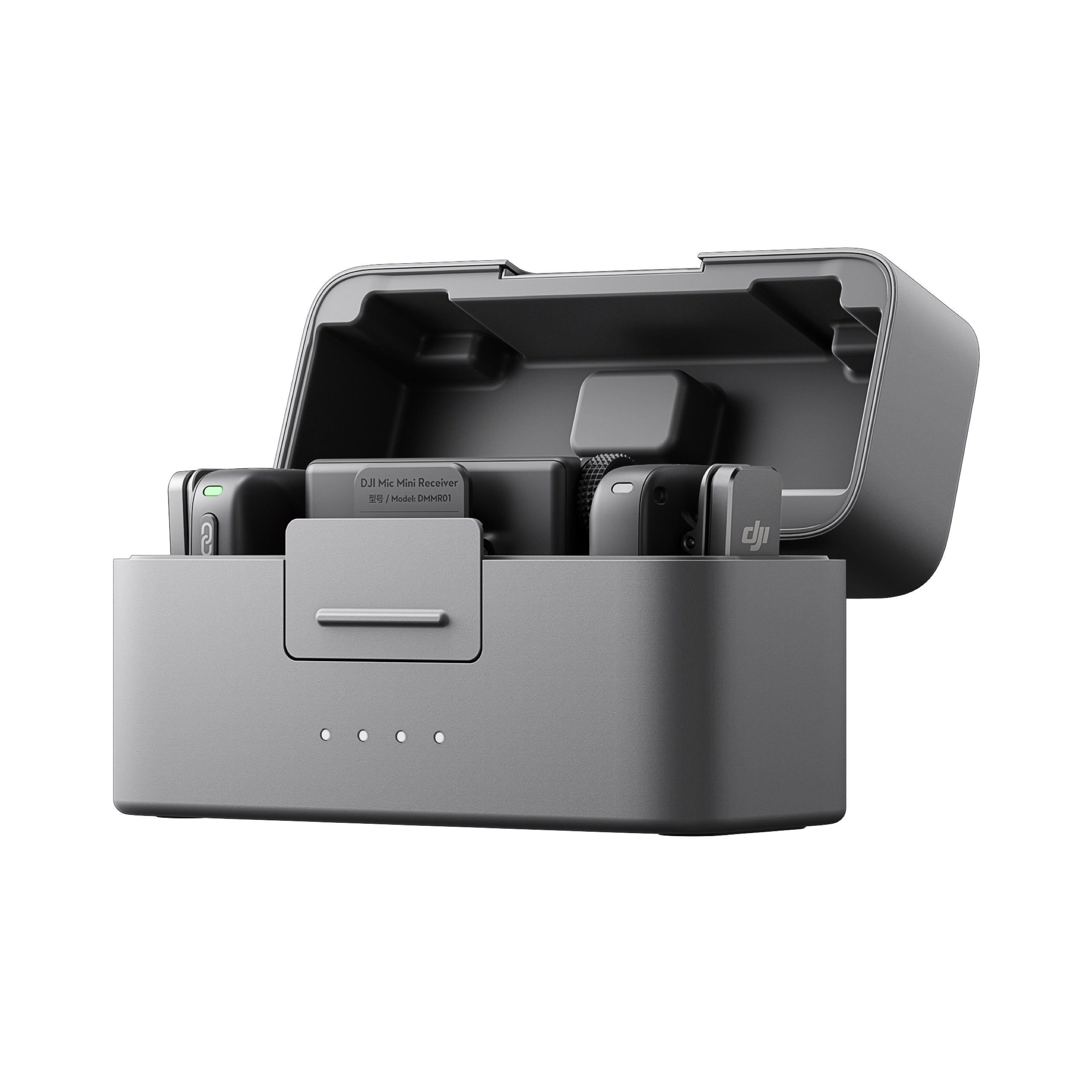 DJI Mic Mini (2TX+1RX) | Wireless Microphone with Charging Case | 48H Battery, Noise Cancelling, Auto Limiting | for Camera, iPhone, Android, Vlogging