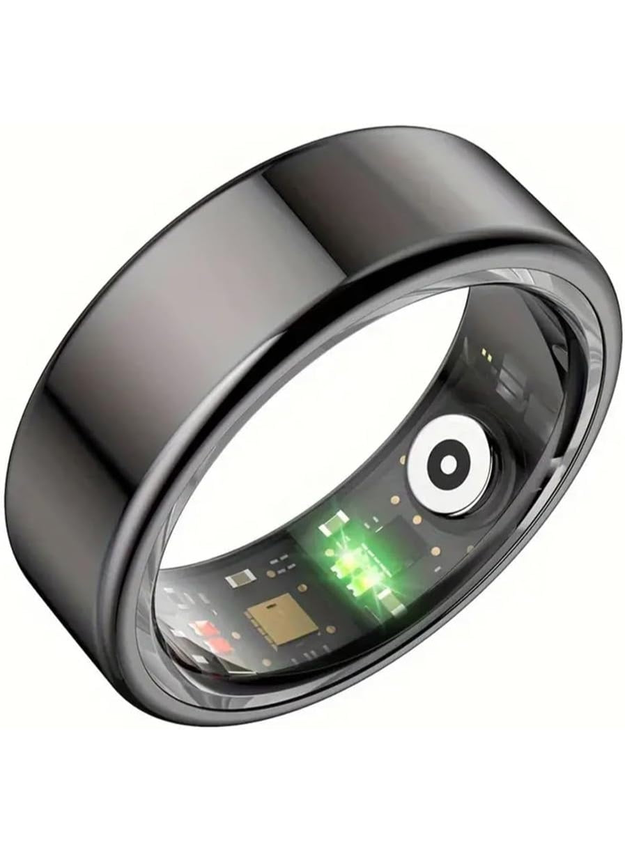 MERLIN Smart Ring for Men and Women– Sleep and Fitness Tracker with Heart Rate HRV Stress and Recovery Monitoring | Wearable with Long Battery Life (BlackSize 11)