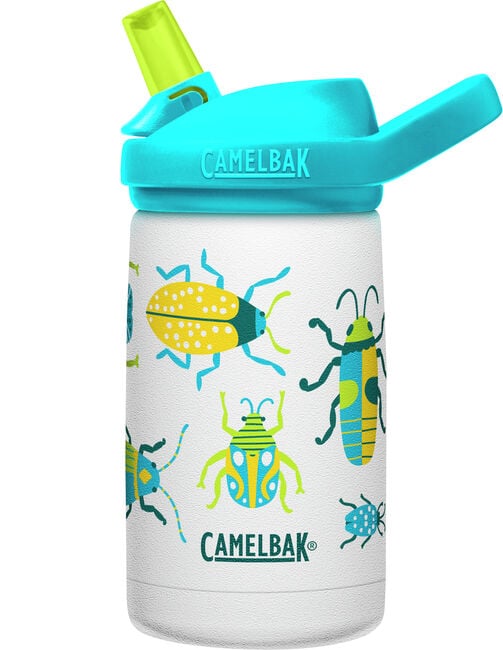 Camelbak Eddy + Kids Stainless Steel Vacuum Insulated Water Bottle 355mlKeep kid’s water cool all day in this durable, spill-proof, leak-proof water bottle. These child-sized bottles provide grown-up features like vacuum insulated stainless steel design e