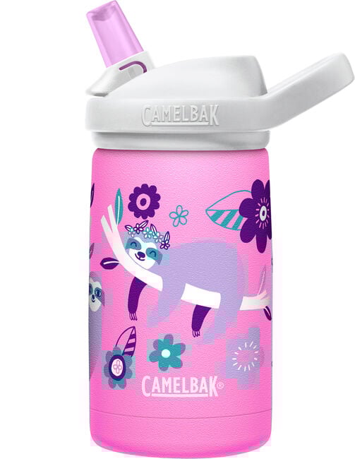 Camelbak Eddy + Kids Stainless Steel Vacuum Insulated Water Bottle 355mlKeep kid’s water cool all day in this durable, spill-proof, leak-proof water bottle. These child-sized bottles provide grown-up features like vacuum insulated stainless steel design e