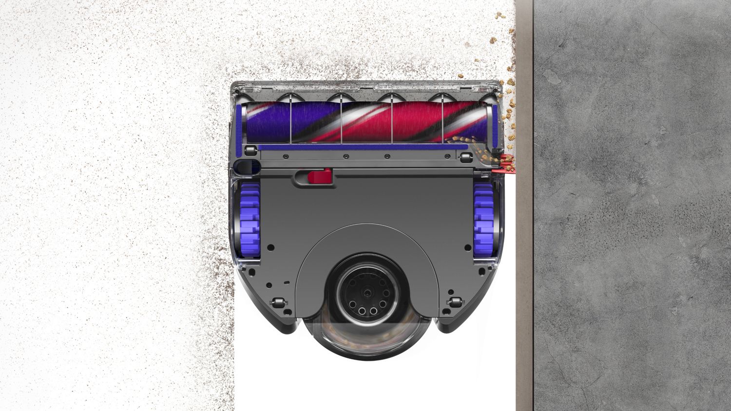 Dyson 360 Vis Nav Robot Vacuum, Triple-Action Brush Bar, 65 AW Suction Power, Radial Root Cyclone Technology, Whole-Machine HEPA Filtration, 0.15 Gallon Bin Volume, Nickel / Blue, International VersionHome Appliances🤖 Advanced Robot Navigation – 360° vis