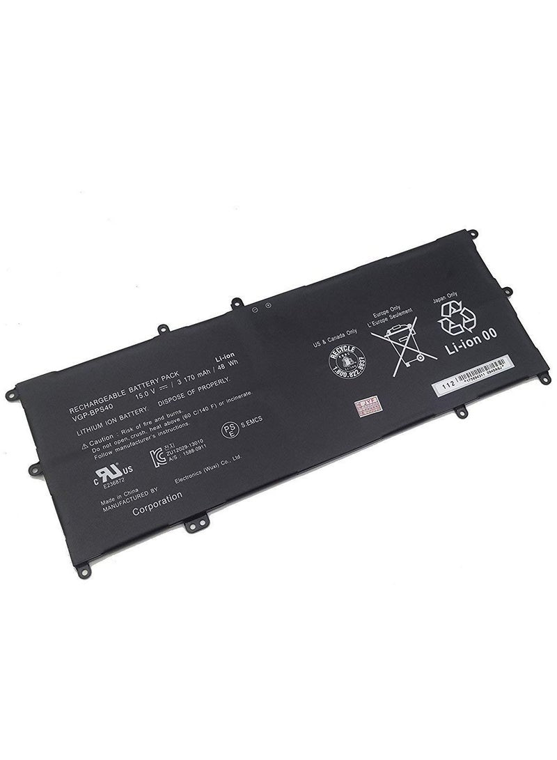 VGP-BPS40 Replacement Laptop Battery Compatible with Vaio Flip SVF 15A SVF15N17CXB 14A SVF14NA1UL
