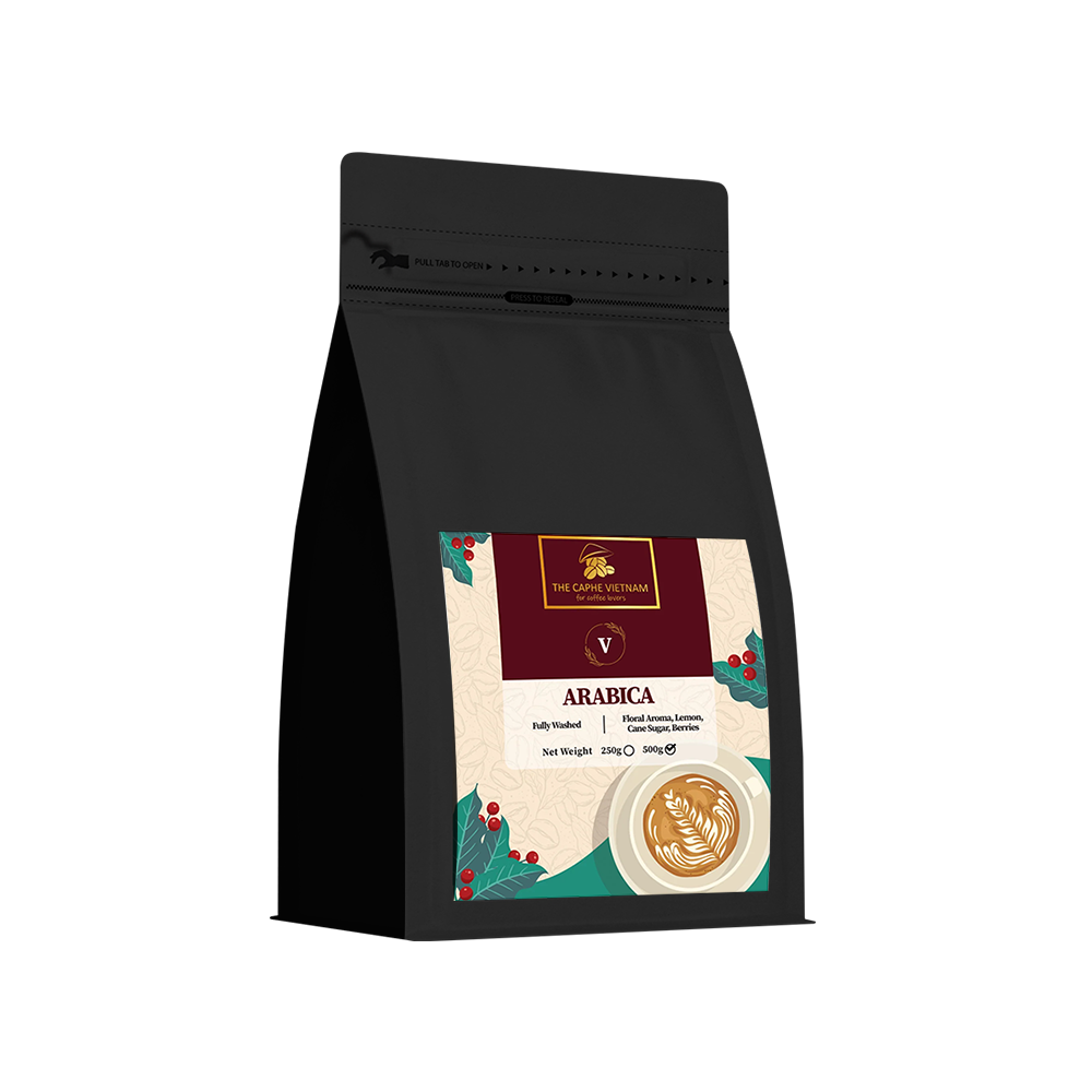 The Caphe Vietnam Coffee & Cashew Gift Set 500g + 500g | Specialty Arabica Whole Bean | Wood Fire Roasted Cashew, Salted Skin-On | Premium Snack & Gift Combo