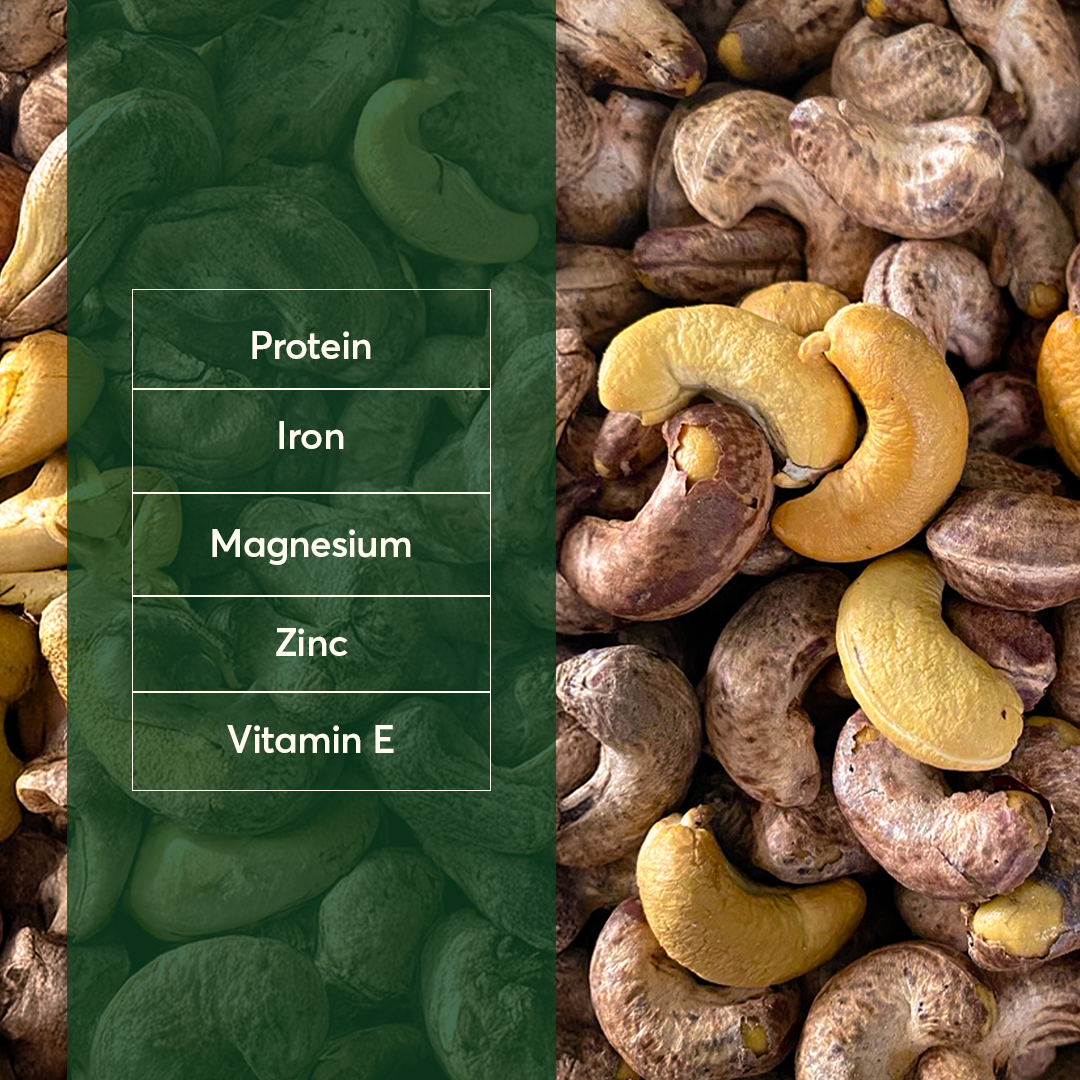 The Caphe Vietnam Cashew Nuts Gift Set 3 x 500g | Wood Fire Roasted, Salted, Skin-On | Premium Snack Pack