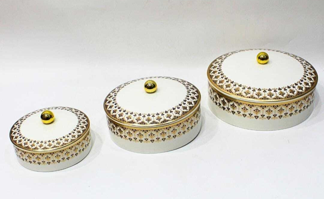 Premium Serveware with Lid - Elegant, Durable & High-Quality Food Storage Set Of 3, PLSM-2Kitchen StorageExpertly crafted to be elegant, durable, and of the highest quality, this Premium Serveware set includes three versatile pieces with lids designed for