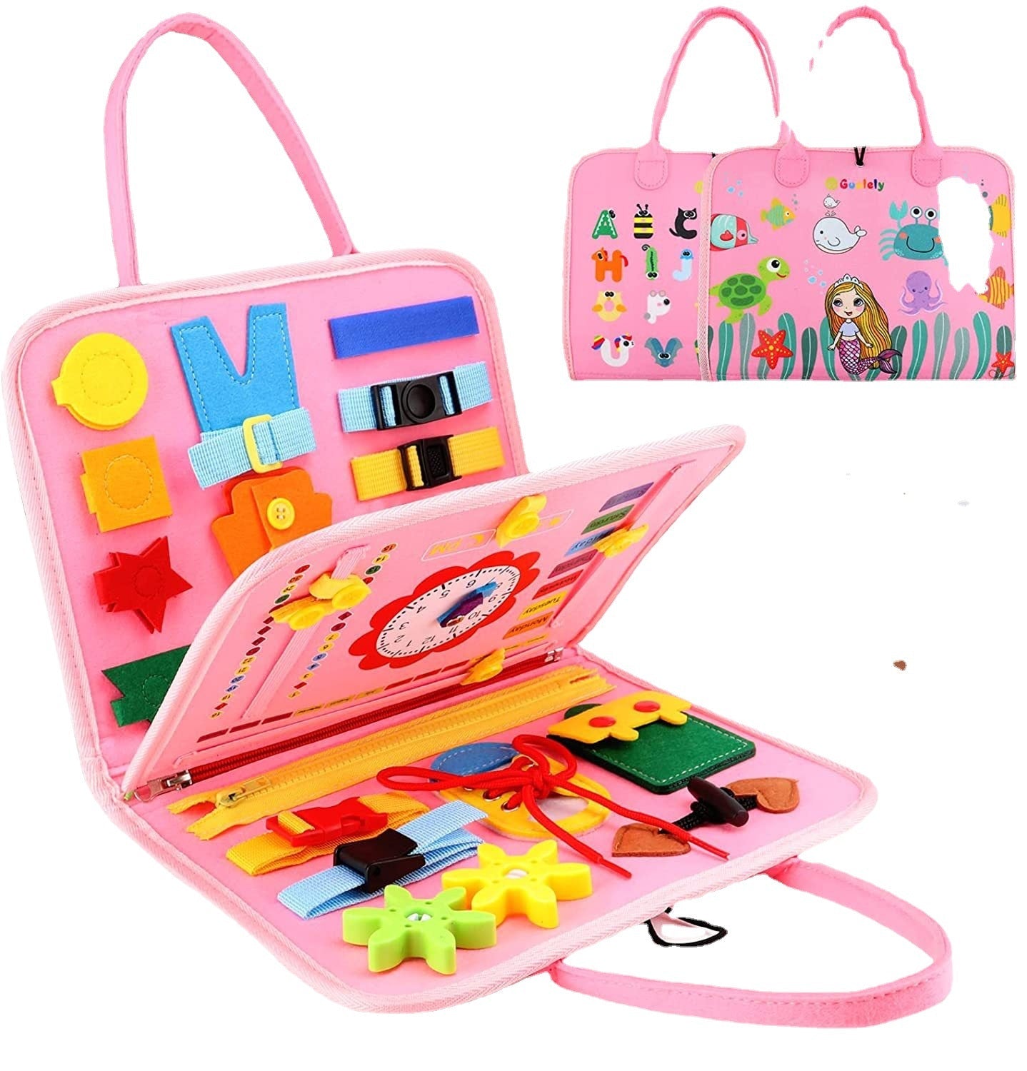 Sybils Little Explorer Activity Book (Pink)Busy book Educational: Busy books for children are educational toys that help children learn knowledge and skills through play. They often include engaging activities, puzzles, and challenges that encourage child