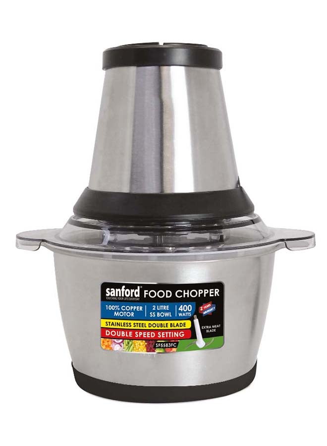 Sanford Food Chopper with Bowl SF5583FCBSKitchen AppliancesDouble speed setting #304 stainless steel bowl. Strong metalhead with safe & easy to use.