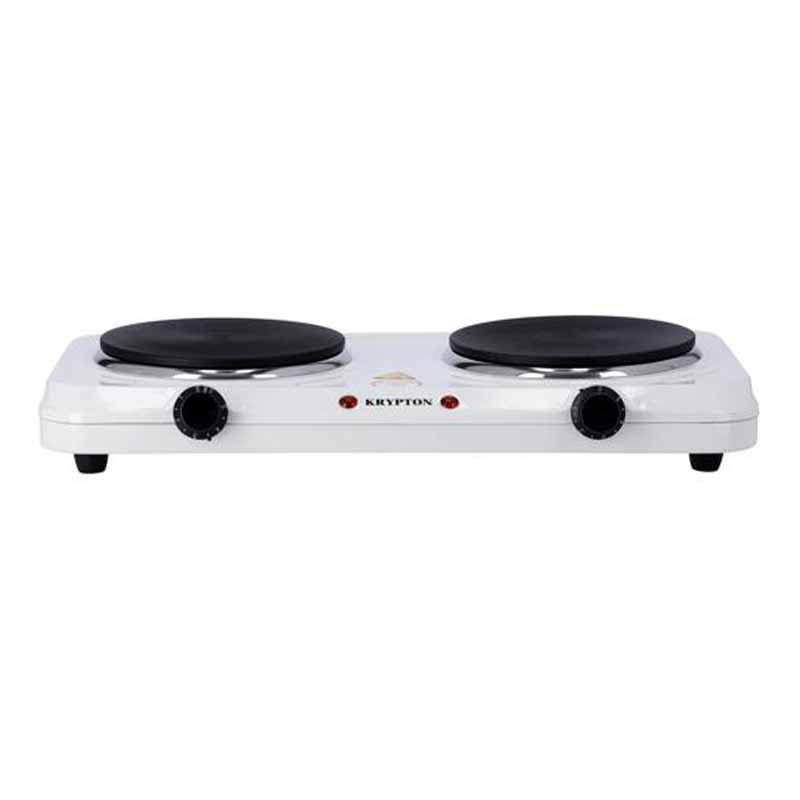 Krypton Double Electric Hot Plate 2000 W KNHP5306N - WhiteKitchen AppliancesKrypton Double Solid Hot PlateIn the world of versatile cooking solutions, the Krypton Double Solid Hot Plate emerges as a true game-changer. This 2000W powerhouse in pristine whi