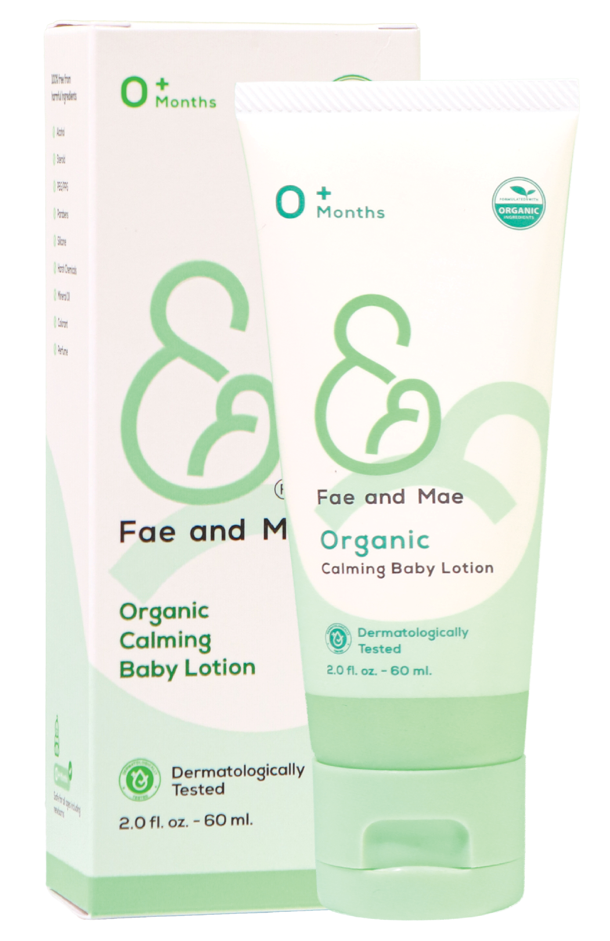 Fae and Mae Organic Calming Baby LotionBaby & KidsThis lotion is composed of more than 32 organic extracts from various corners of the world combined to restore softness and firmness to the baby's skin. It is free from chemicals and has an easily absorbab